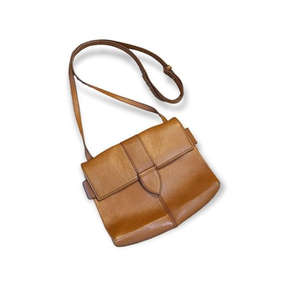 J. Crew Bags J Crewcamel Pebbled Leather Crossbody Poshmark